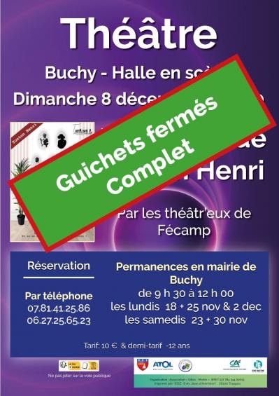 Affiche a2 quichets fermes reduit